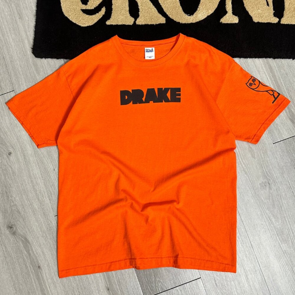 Drake OVO Video Would You Like A Tour Men's Orange T-Shirt - Size XL